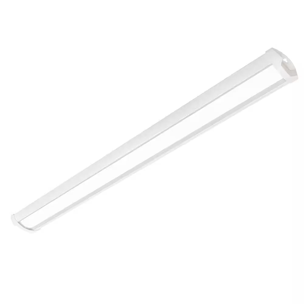 1-Pack 44 In. 3400 Lumens Easy Install LED Wraparound Light Fixture 120V Bright White 4000K Garage Lighting Closet Light