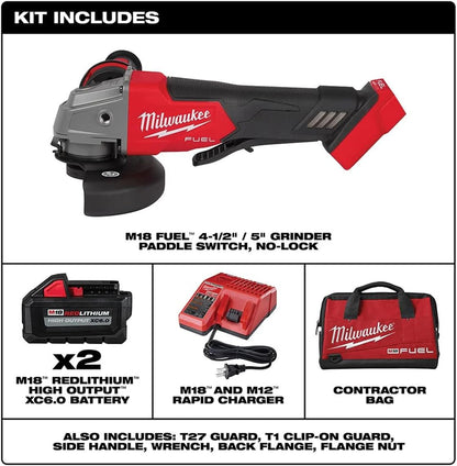 Milwaukee Electric - M18 Fuel 4-1/2/5 Grinder Paddle