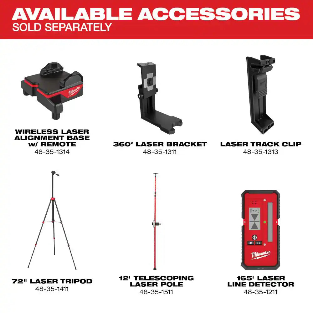M12 12-Volt Lithium-Ion Cordless Green 125 Ft. Cross Line and 4-Point Laser Level W/ Quick Connect Laser Mount