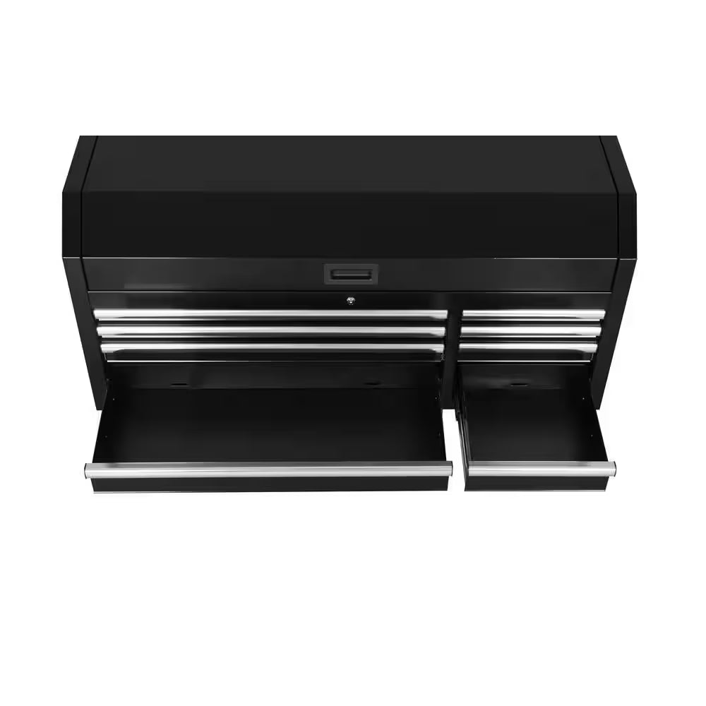 Modular Tool Storage 52 In. W X 16 In. D Standard Duty Black Top Tool Chest