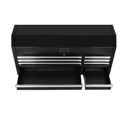 Modular Tool Storage 52 In. W X 16 In. D Standard Duty Black Top Tool Chest