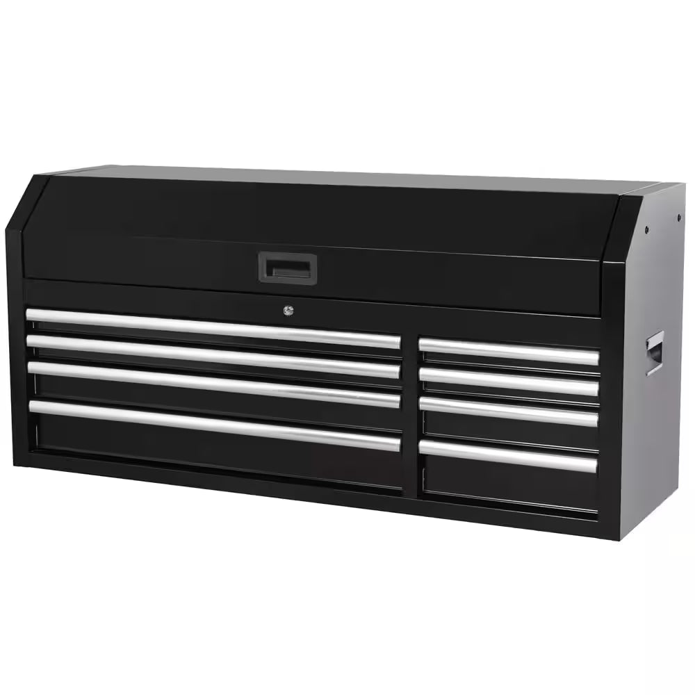Modular Tool Storage 52 In. W X 16 In. D Standard Duty Black Top Tool Chest