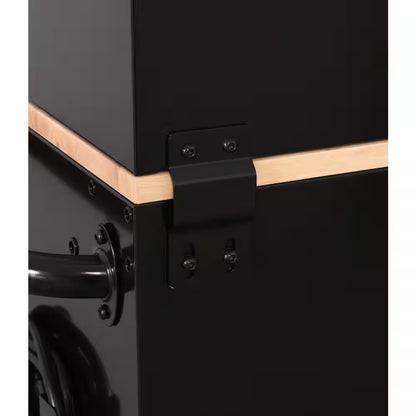Modular Tool Storage 52 In. W Standard Duty Black Mobile Workbench Cabinet with 8-Drawer Top Tool Chest