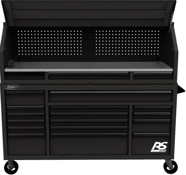 72" RS Pro Combo Rolling Hutch and Top Chest (Hutch, Blue)