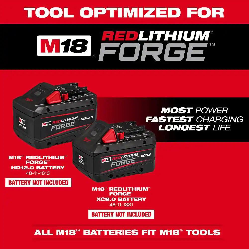 M18 FUEL Brushless Cordless 21 in Dual Battery SP Mower W/ FORGE Starter Kit, Backpack Blower, Chainsaw, Pole Saw