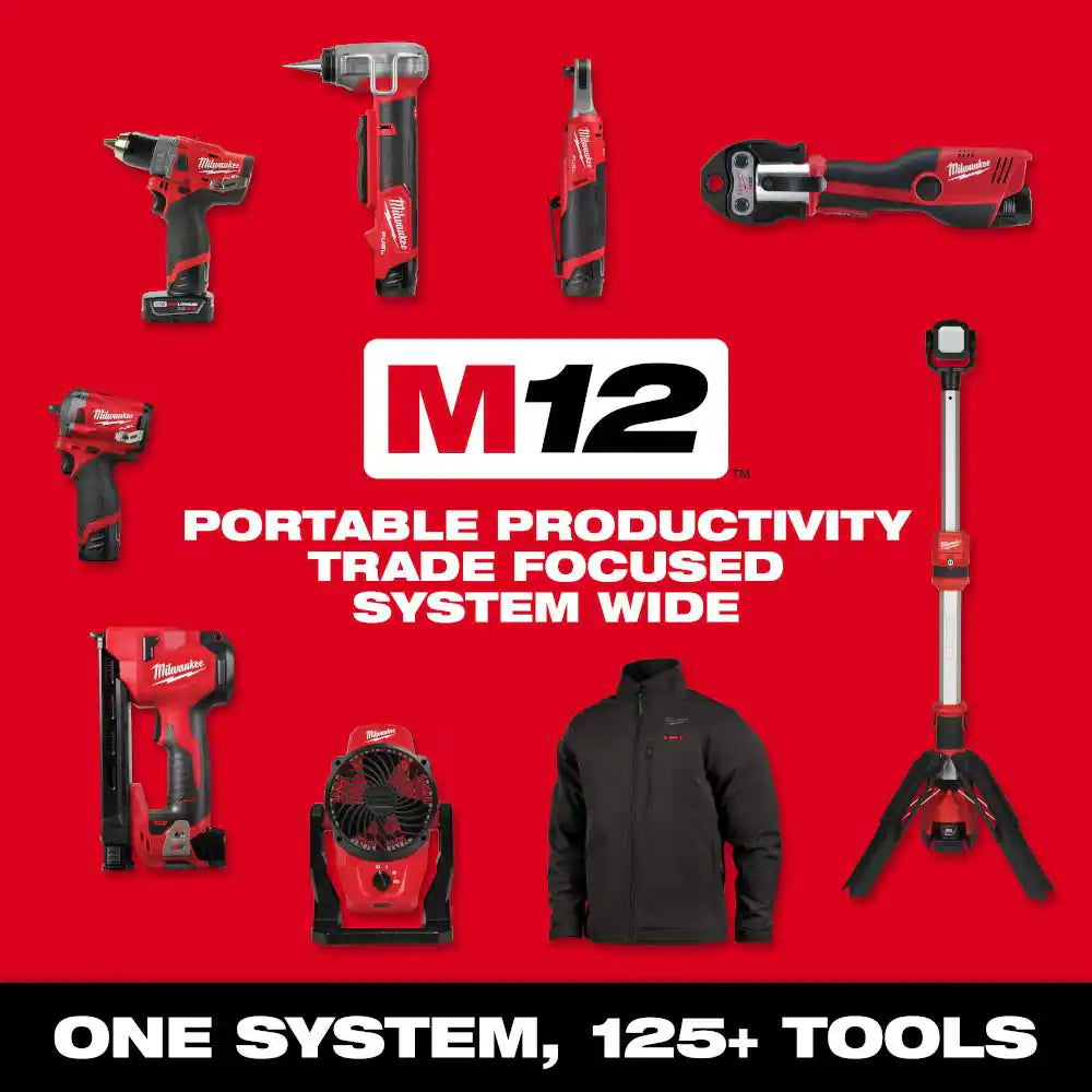 M12 FUEL 12-Volt Lithium-Ion Brushless Cordless Hammer Drill & Impact Driver Combo Kit with Recip Saw Kit and Multi-Tool