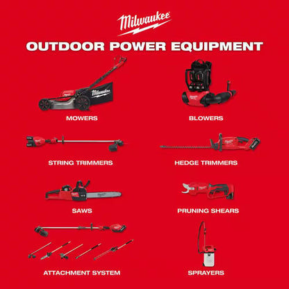 M18 FUEL Brushless Cordless 21 in Dual Battery SP Mower W/ FORGE Starter Kit, Backpack Blower, Chainsaw, Pole Saw