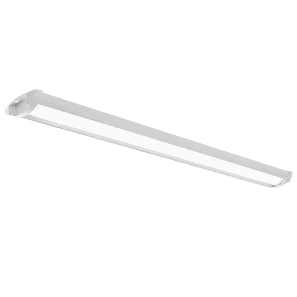 1-Pack 44 In. 3400 Lumens Easy Install LED Wraparound Light Fixture 120V Bright White 4000K Garage Lighting Closet Light