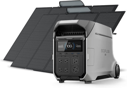EF ECOFLOW DELTA Pro 3 Solar Generator 4096Wh with 2X400W Solar Panels