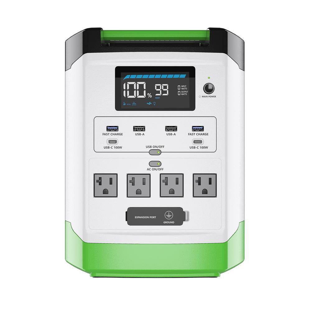 3600W Running/7200W Peakl Push Button Start Lithium Solar Generator Platinum