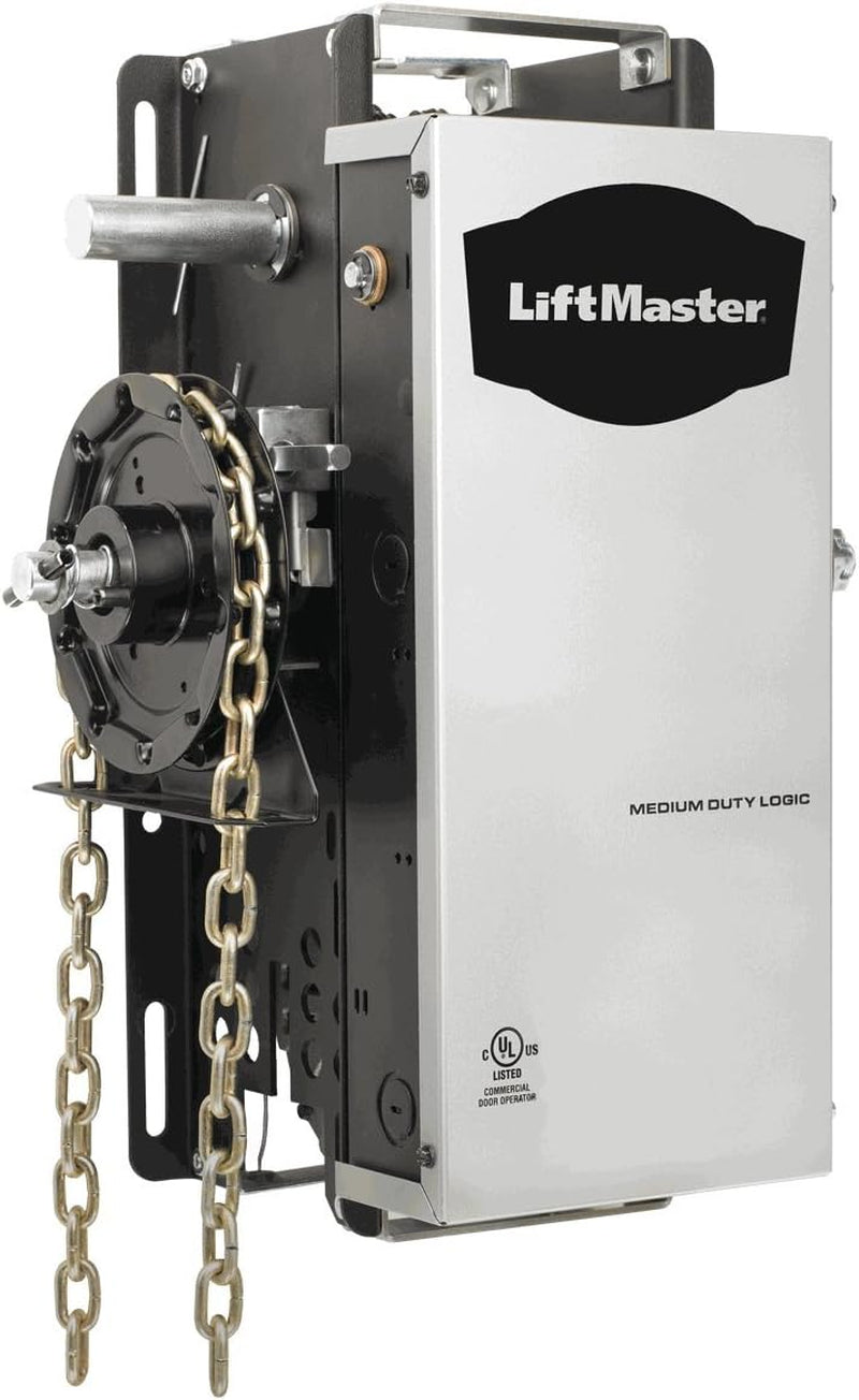 Liftmaster Mh 5011U Commercial Garage Door Opener Medium-Duty Hoist Operator W/ Safety Beams