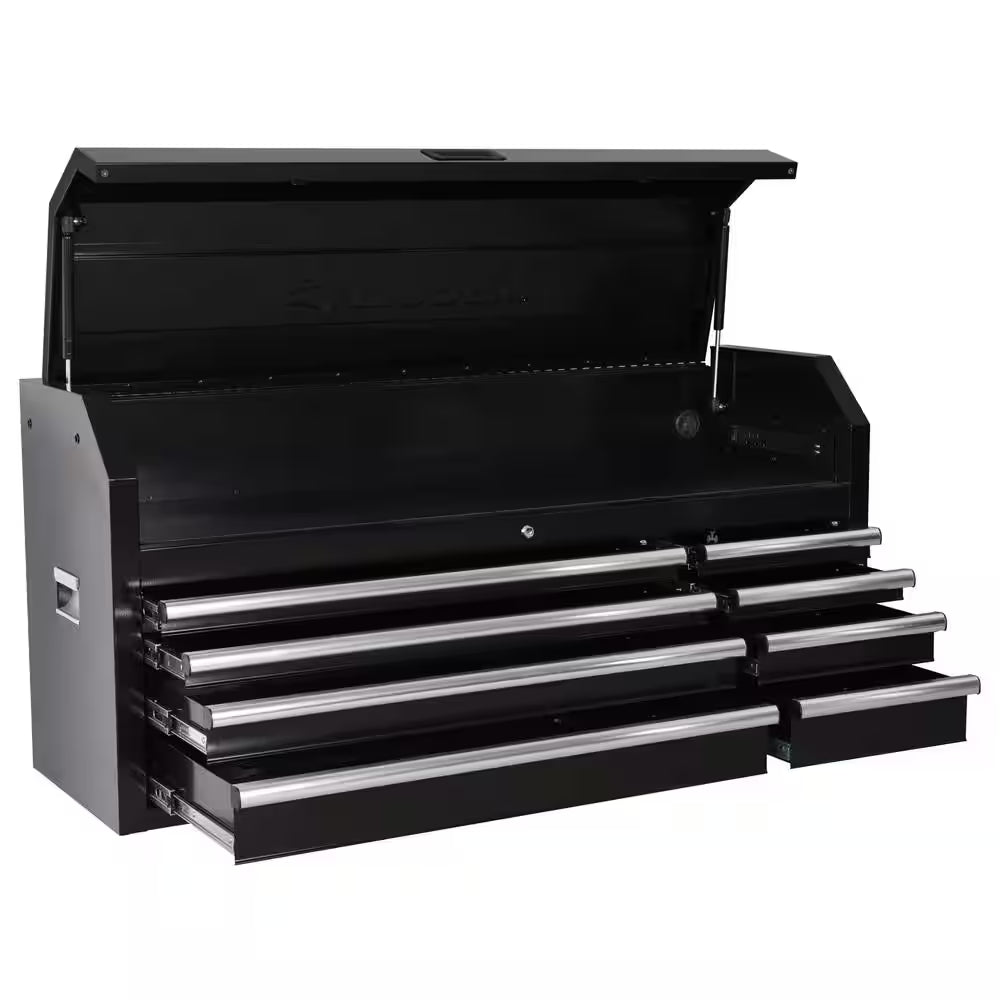 Modular Tool Storage 52 In. W X 16 In. D Standard Duty Black Top Tool Chest