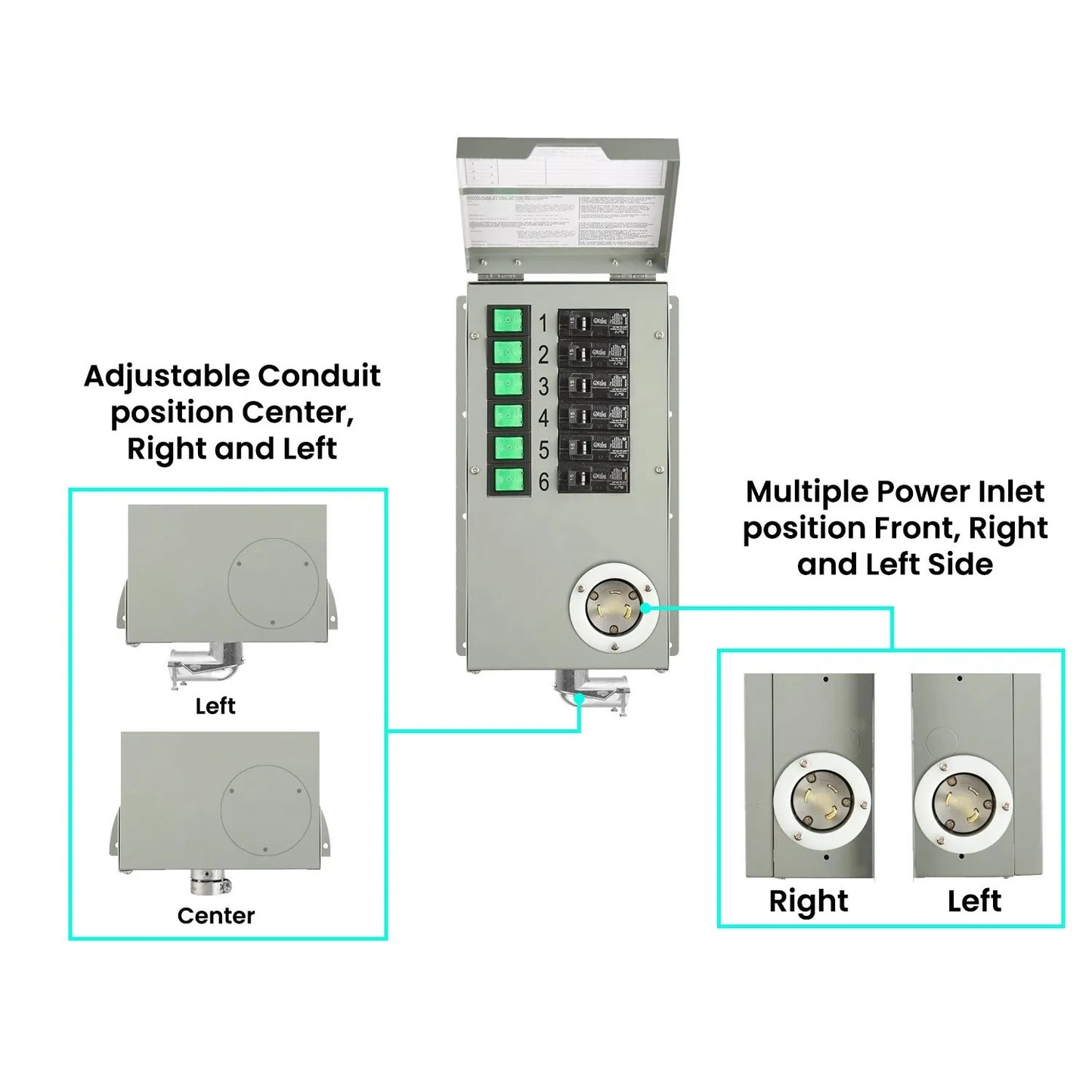 Nature'S Generator Elite Platinum - PE System:Nature'S Generator Elite+1200W Nature'S Generator Power Pod Elite+4Pcs 100W Solar Panel+Power Transfer Kit Elite