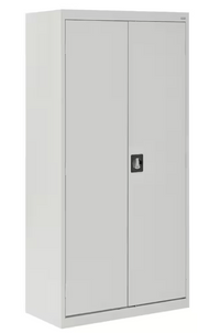 Steel Storage Cabinet Built for Heavy-Duty Organization, 22-Gauge Construction, 5 Adjustable Shelves, 3-Point Lock