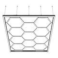 Hexagon LED Garage Lights Engineered for Bright Workspaces, 66300 Lumens, 15 Grid System, 6500K Cool White