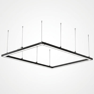 LED Garage Light Fixture Engineered for Workshop Illumination, 39000 Lumen, 46 Inch Rectangle, 19 LED Tubes
