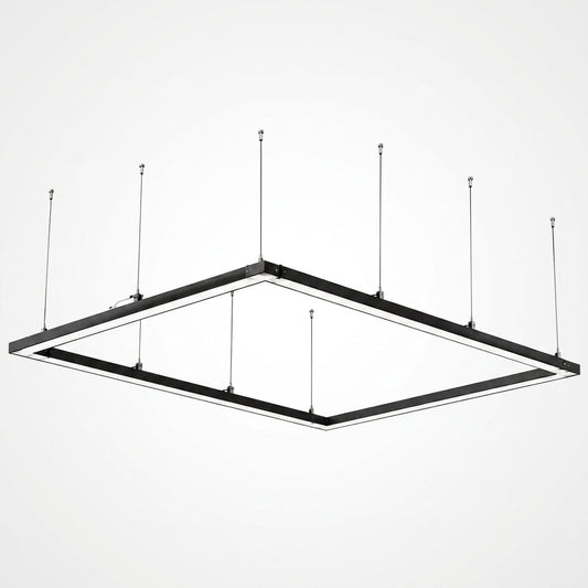High Bright 39000LM LED Garage Light - 46" Rectangle Fixture for Workshop & Gym — Studio Shot