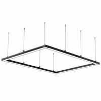 LED Garage Light Fixture Engineered for Workshop Illumination, 39000 Lumen, 46 Inch Rectangle, 19 LED Tubes