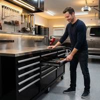 Pro Series 17 Drawer 7FT Workbench — Lifestyle