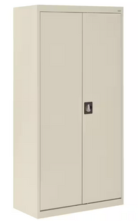 Steel Storage Cabinet Built for Heavy-Duty Organization, 22-Gauge Construction, 5 Adjustable Shelves, 3-Point Lock