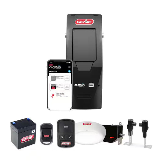 Signature Series Ultra-Quiet Wall Mount Smart Garage Door Opener with Battery Backup, Wi-Fi, Wireless Wall Console