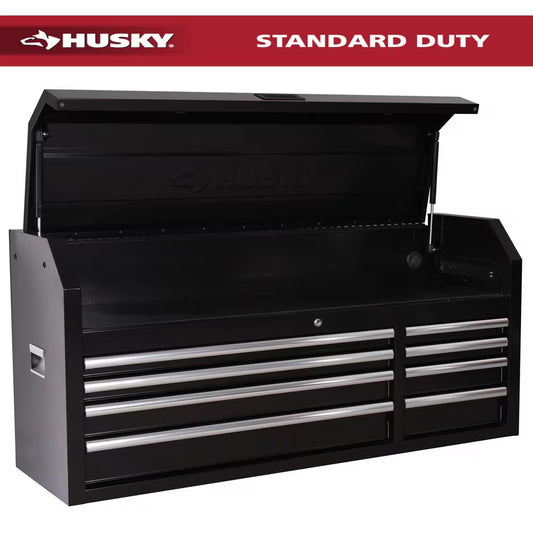 Modular Tool Storage 52 In. W X 16 In. D Standard Duty Black Top Tool Chest