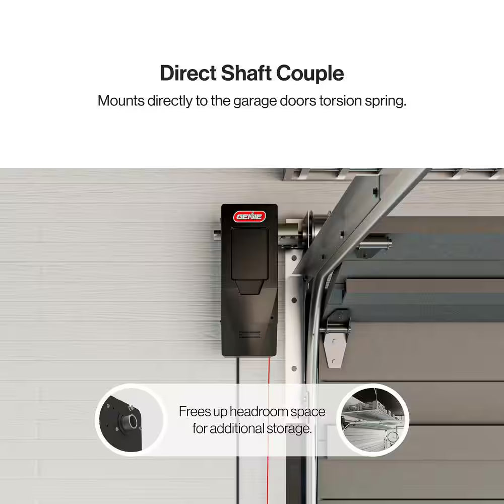 Signature Series Ultra-Quiet Wall Mount Smart Garage Door Opener with Battery Backup, Wi-Fi, Wireless Wall Console