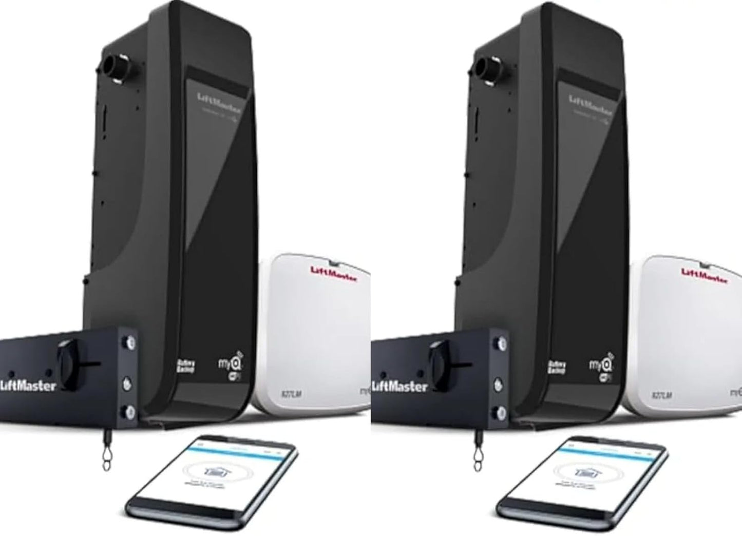 98022 Premium Series 2 Pack by  (Replaced 8500) Jackshaft Garage Door Opener Battery Backup W/Wifi