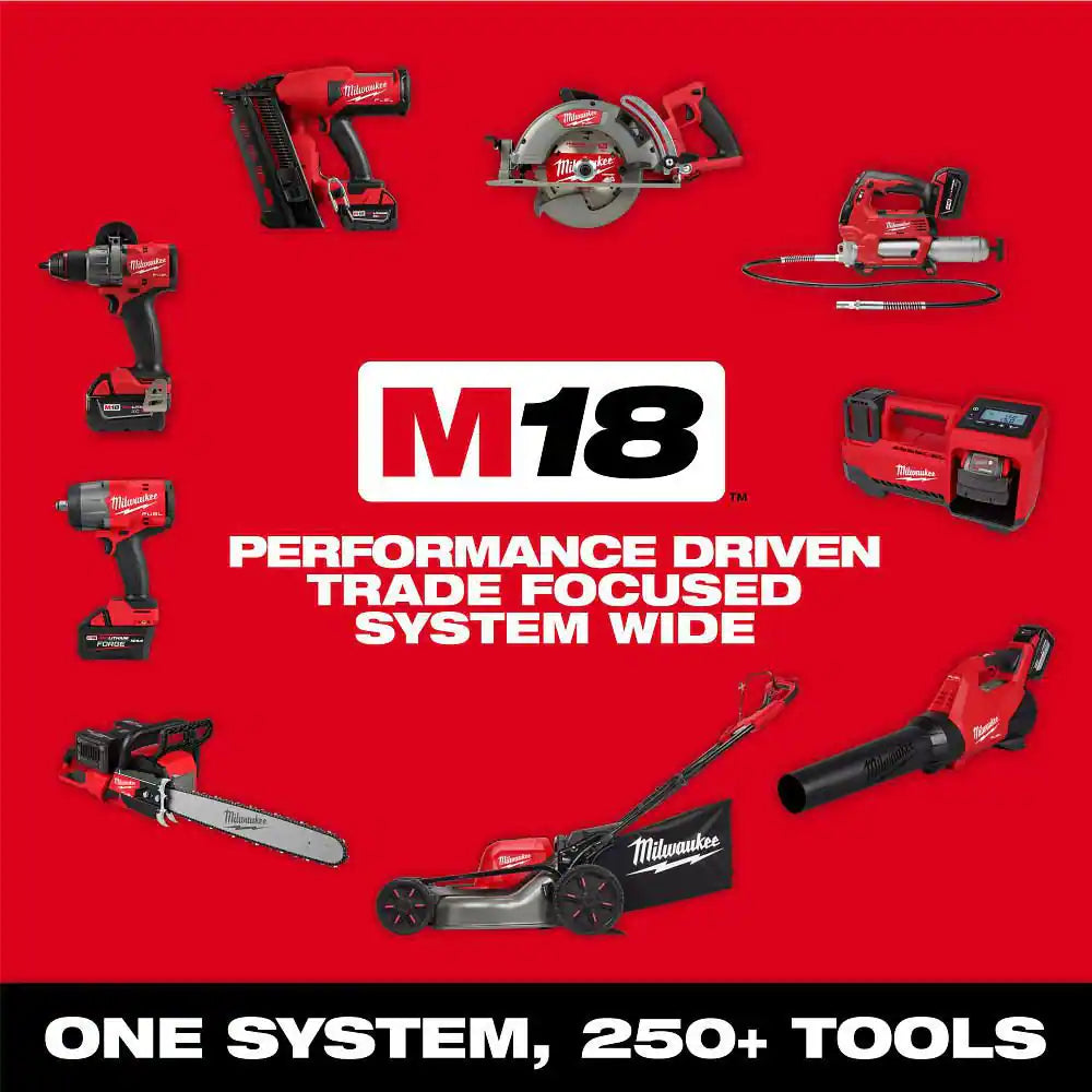 M18 FUEL Brushless Cordless 21 in Dual Battery SP Mower W/ FORGE Starter Kit, Backpack Blower, Chainsaw, Pole Saw