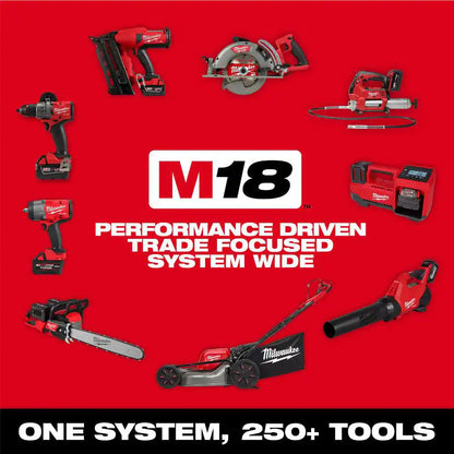 M18 FUEL Brushless Cordless 21 in Dual Battery SP Mower W/ FORGE Starter Kit, Backpack Blower, Chainsaw, Pole Saw